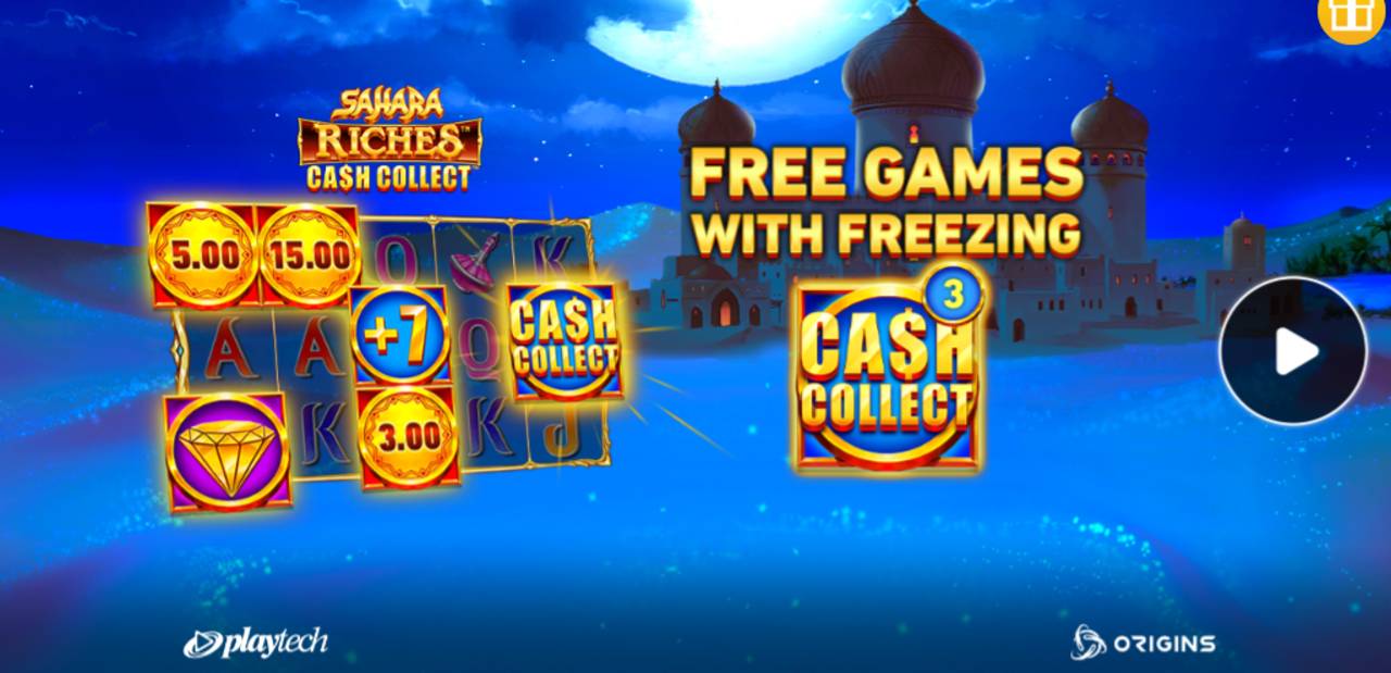 Sahara Riches: Cash Collect (Playtech) Image 1